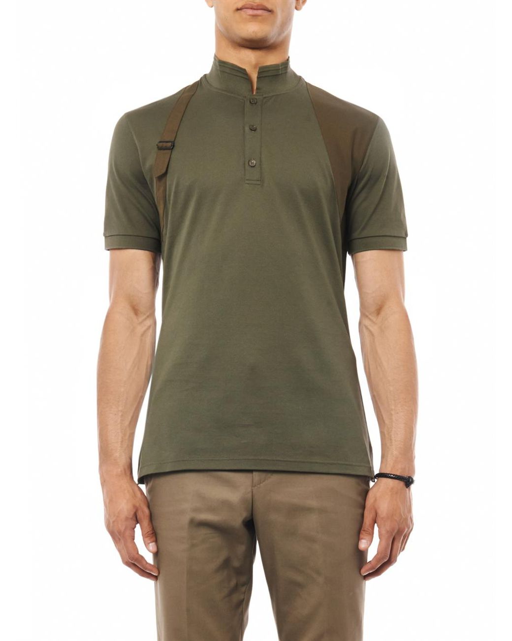 Alexander McQueen Harness Polo Shirt in 