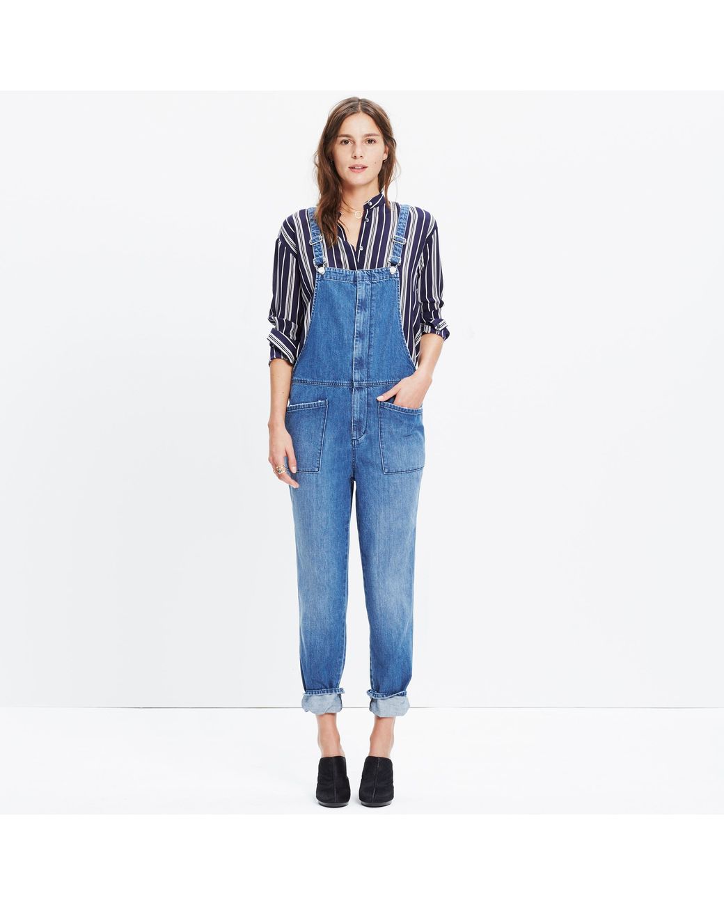 Madewell Denim Dungaree Overalls in 