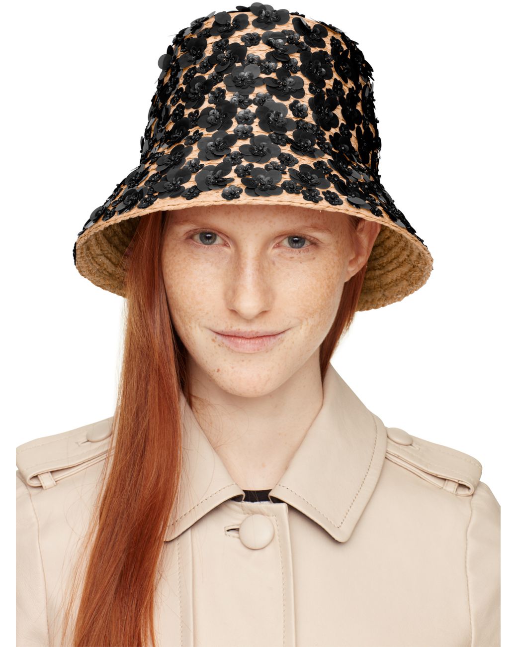 Kate Spade Daisy Embellished Straw 