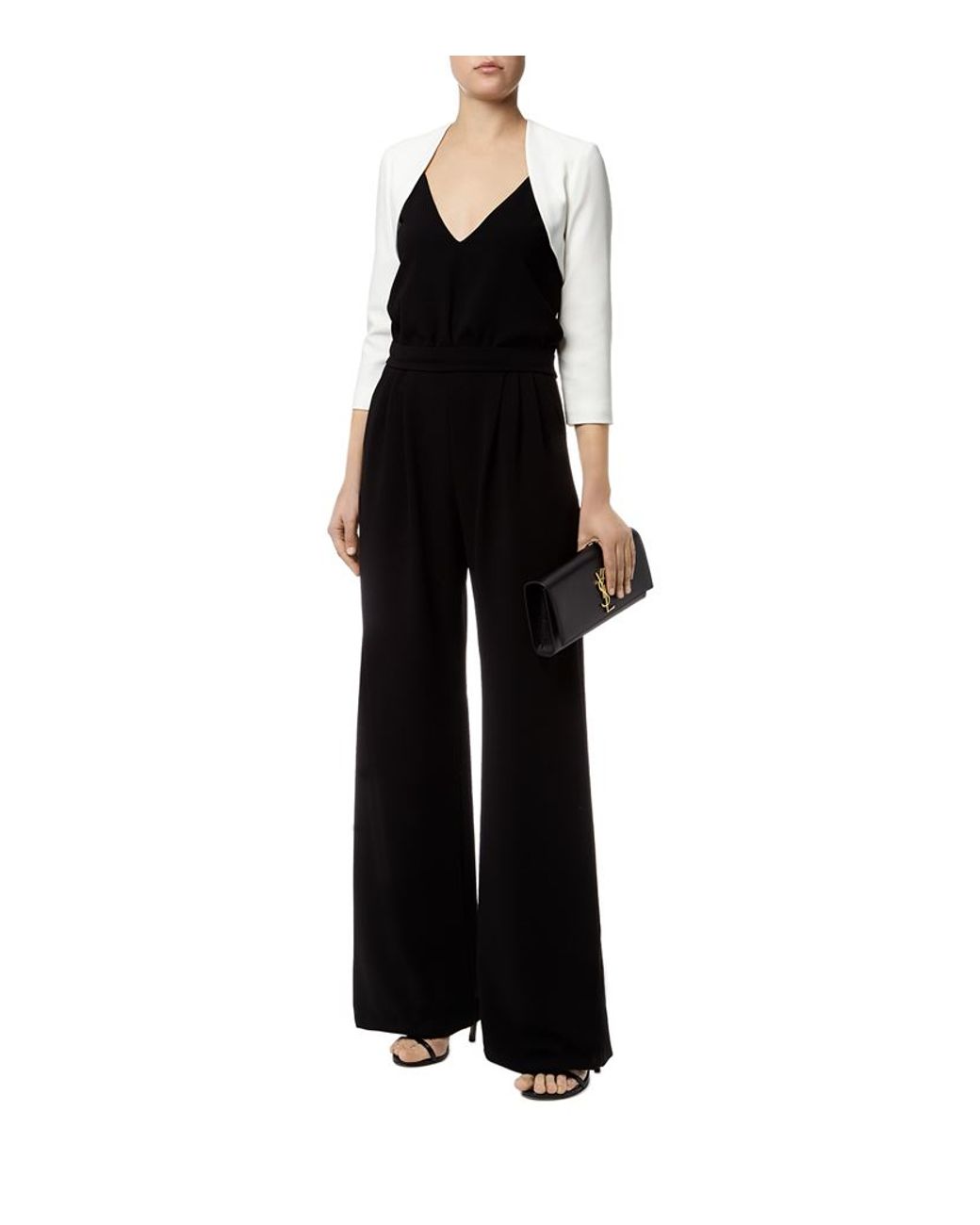 Paule Ka Crepe Bolero Jacket in White Lyst Canada