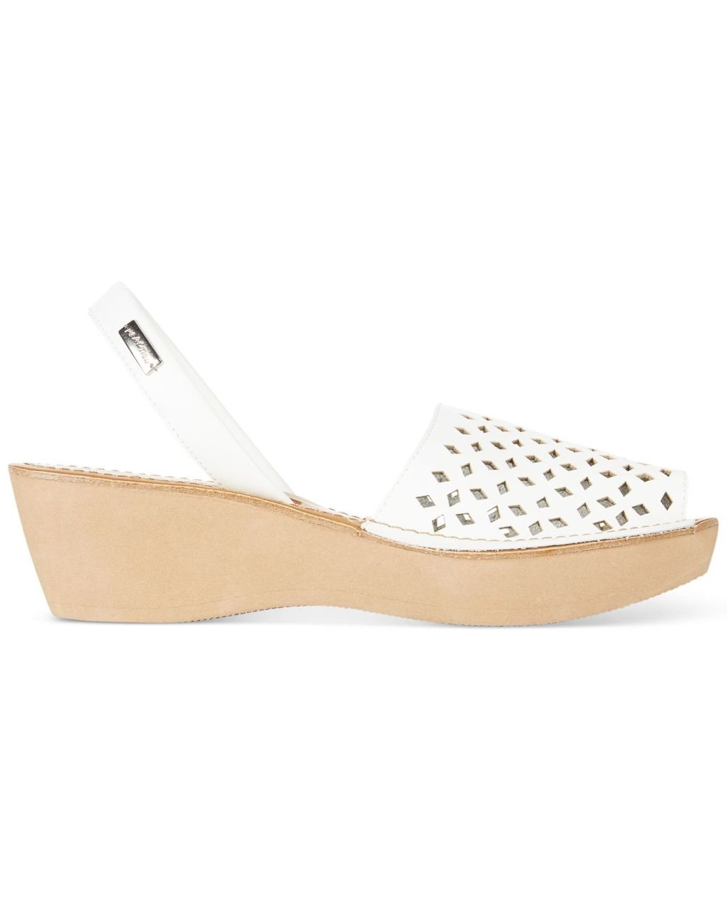 Kenneth cole reaction women's fine glass platform wedge sandals clearance