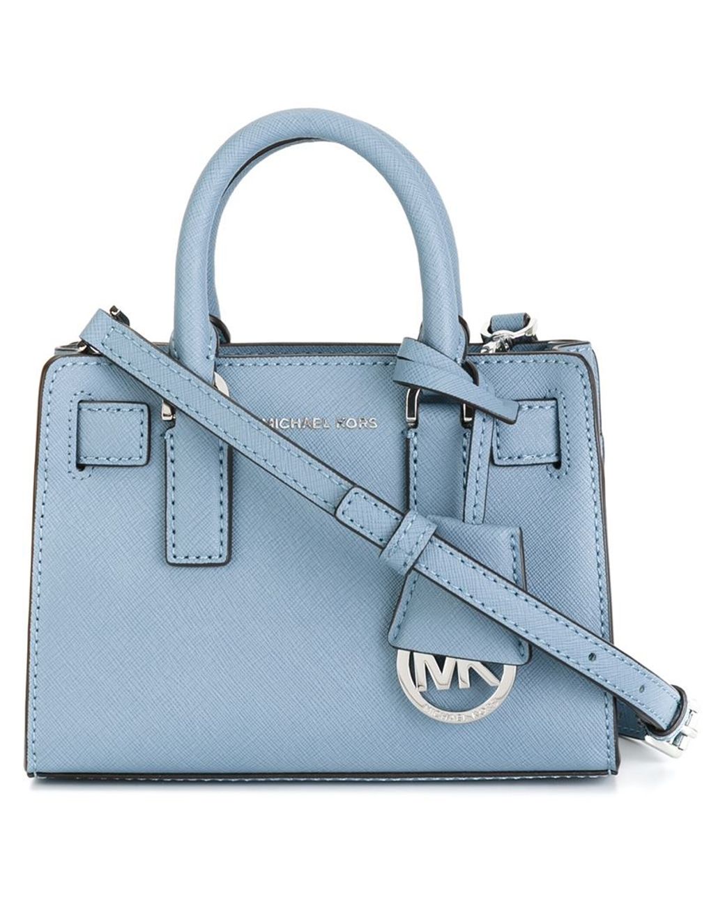 Michael Kors Ladies Hally Extra-small Shoulder Bag in Pale Blue