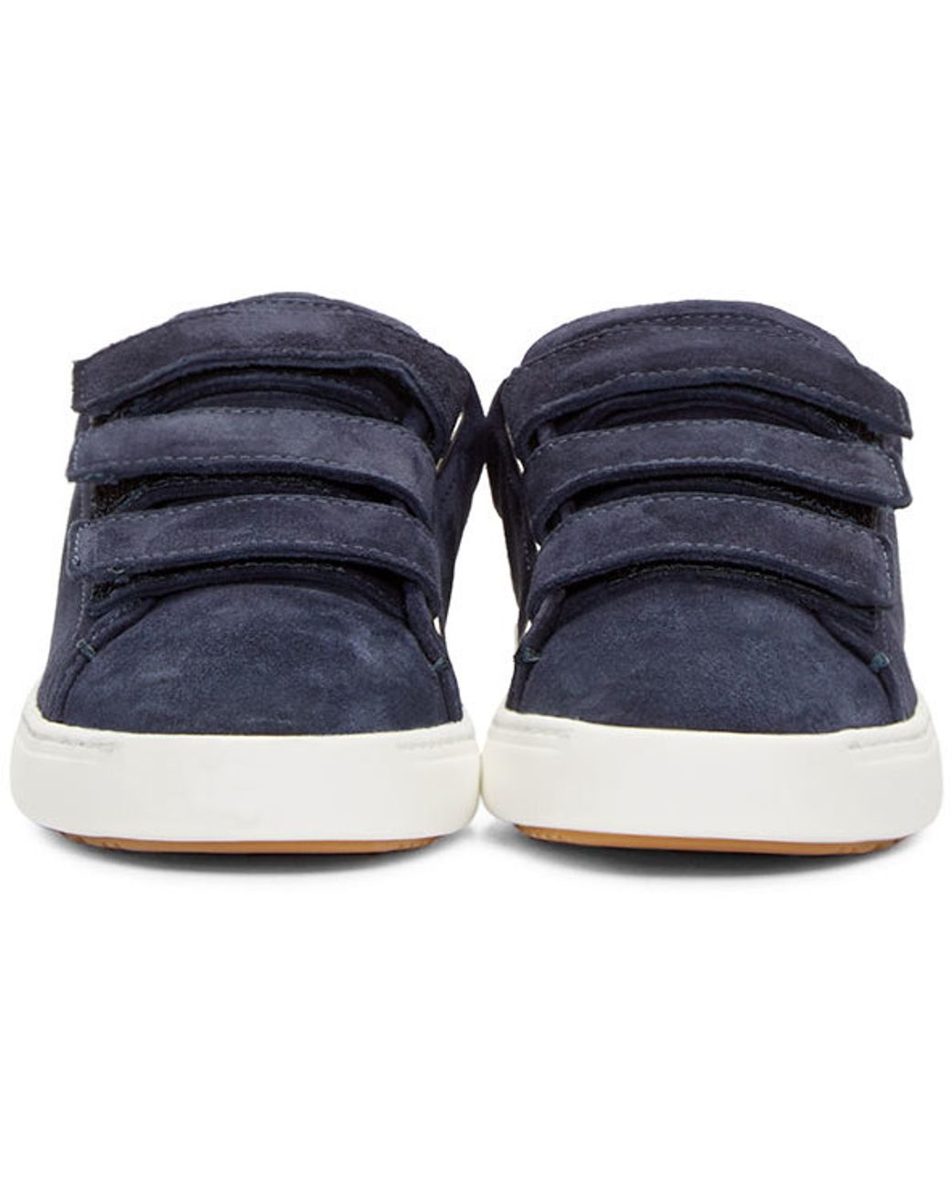 Rag & Bone Blue Suede Kent Velcro Sneakers | Lyst