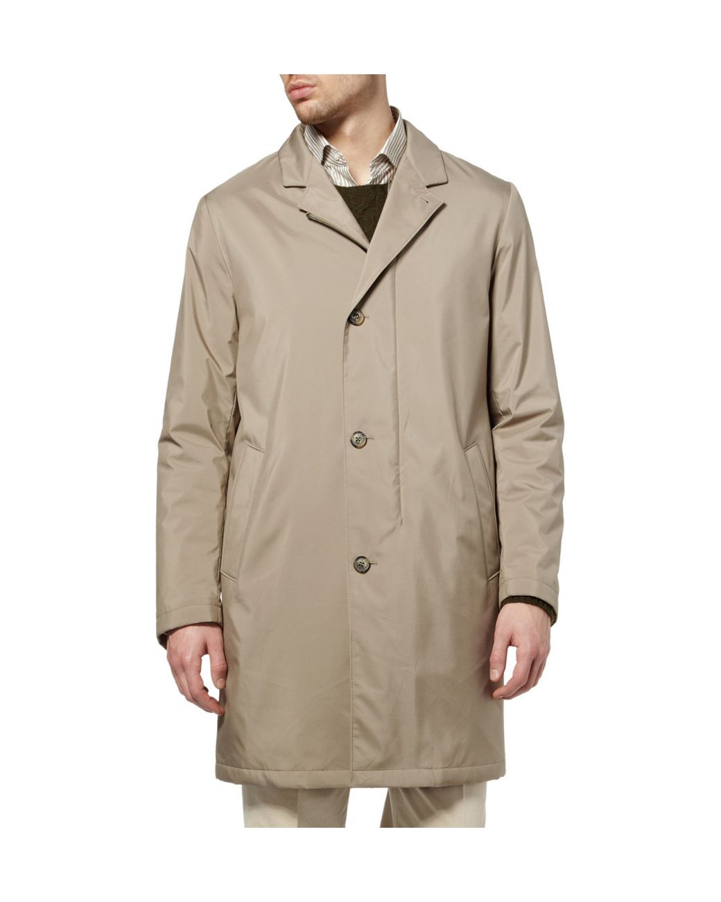 Cashmere coat in rain sale
