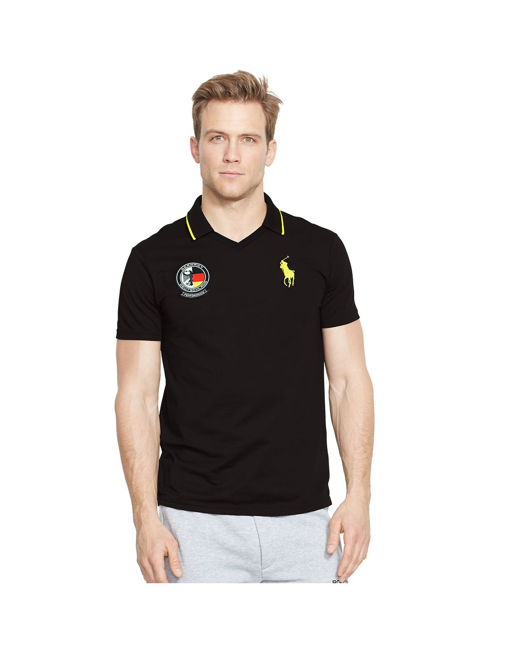 Ralph Lauren Germany Polo Shirt Black Men | Lyst