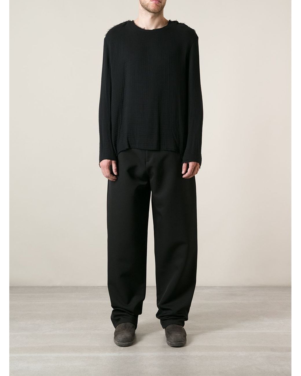 ASOS DESIGN oversized tapered smart trousers in black | ASOS-lmd.edu.vn