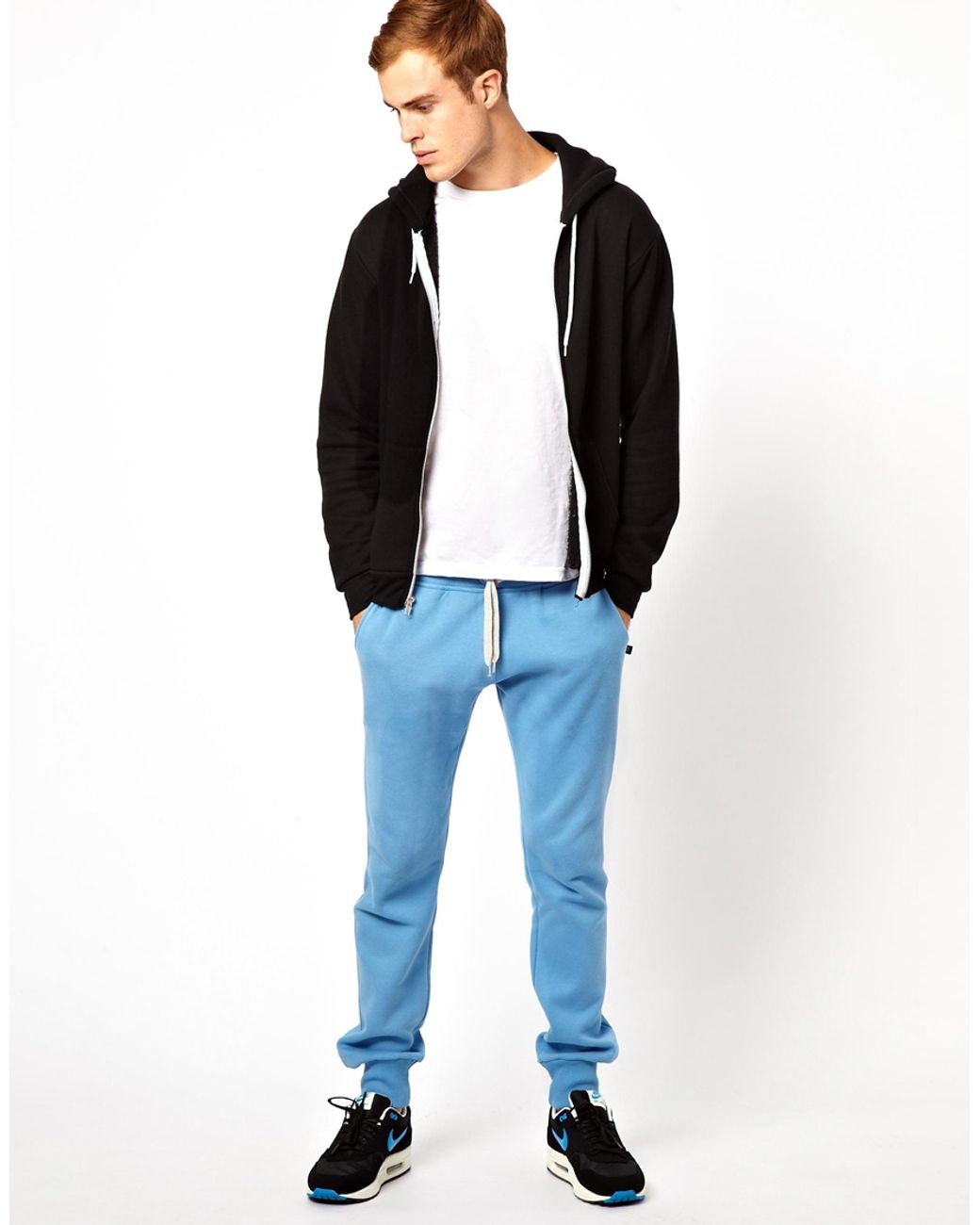 Sweet Pants Sweatpants in Slim Fit in Blue for Men