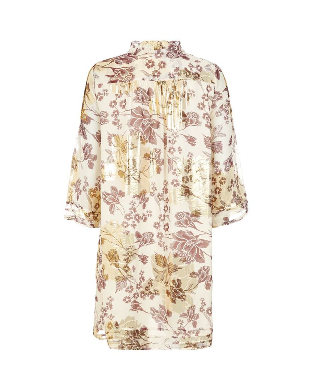 Diane von Furstenberg Layla Dress in Natural | Lyst UK