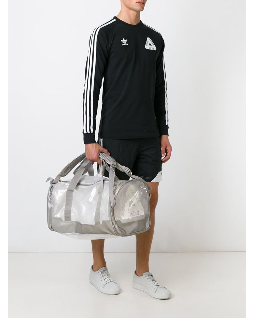 Palace Adidas X See Through Holdall-Backpack in Gray for Men | Lyst