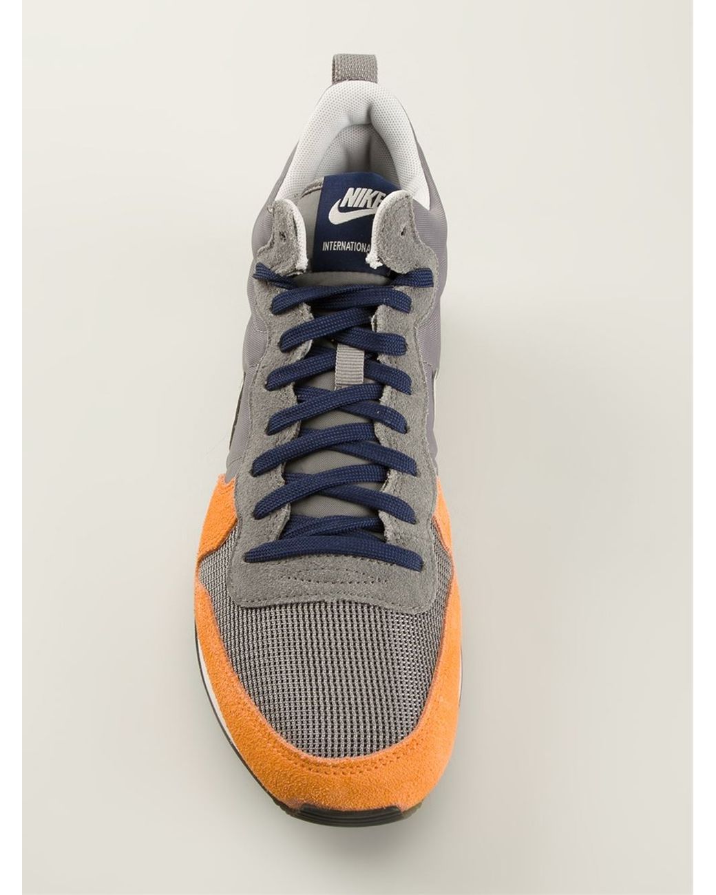 Nike 'Internationalist Mid' Sneakers in Orange for Men | Lyst