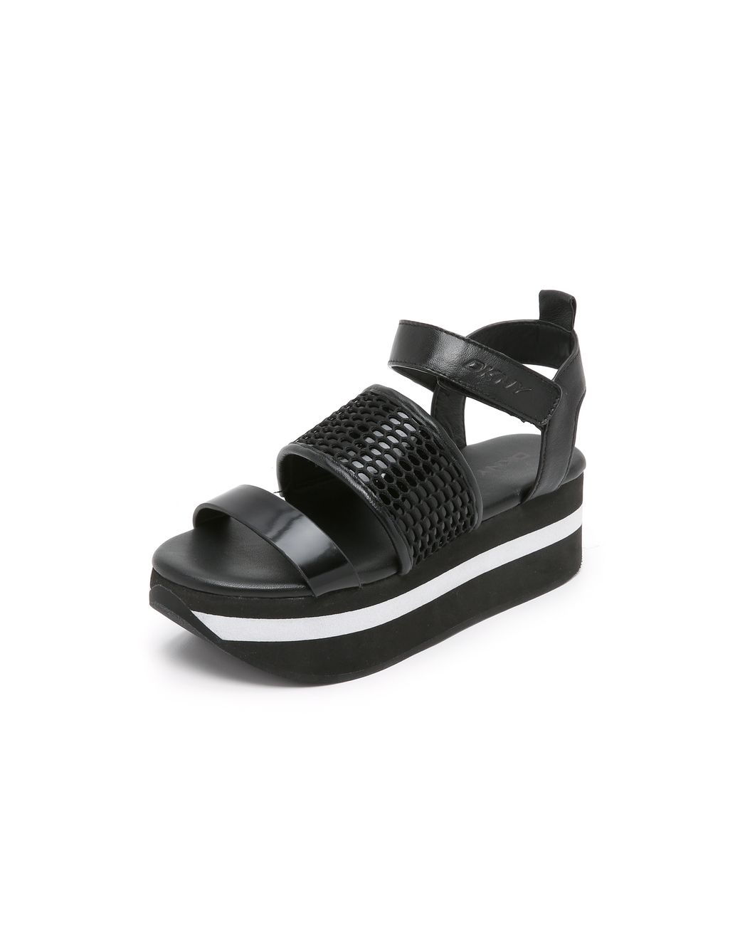 dkny platform sandals
