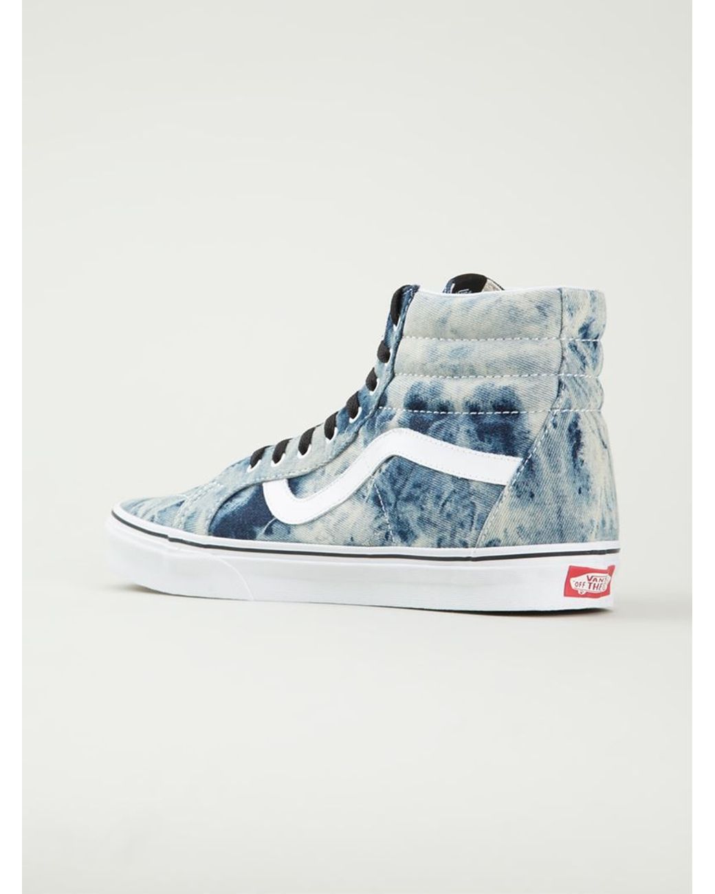 Vans blue tie dye top