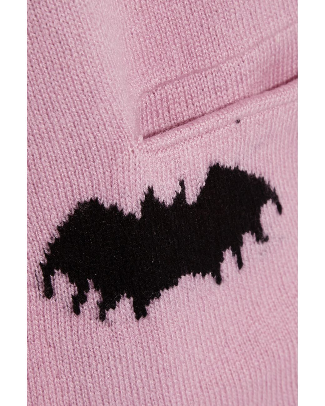Prehistorisch variabel lanthaan Zoe Karssen Bat-Intarsia Merino Wool-Blend Cardigan in Pink | Lyst Canada