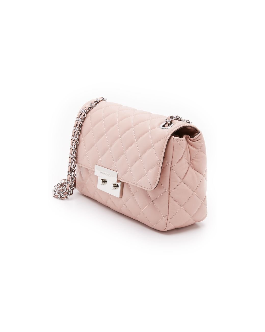 MICHAEL Michael Kors Sloan Large Chain Shoulder Bag - Ballet in Pink | Lyst