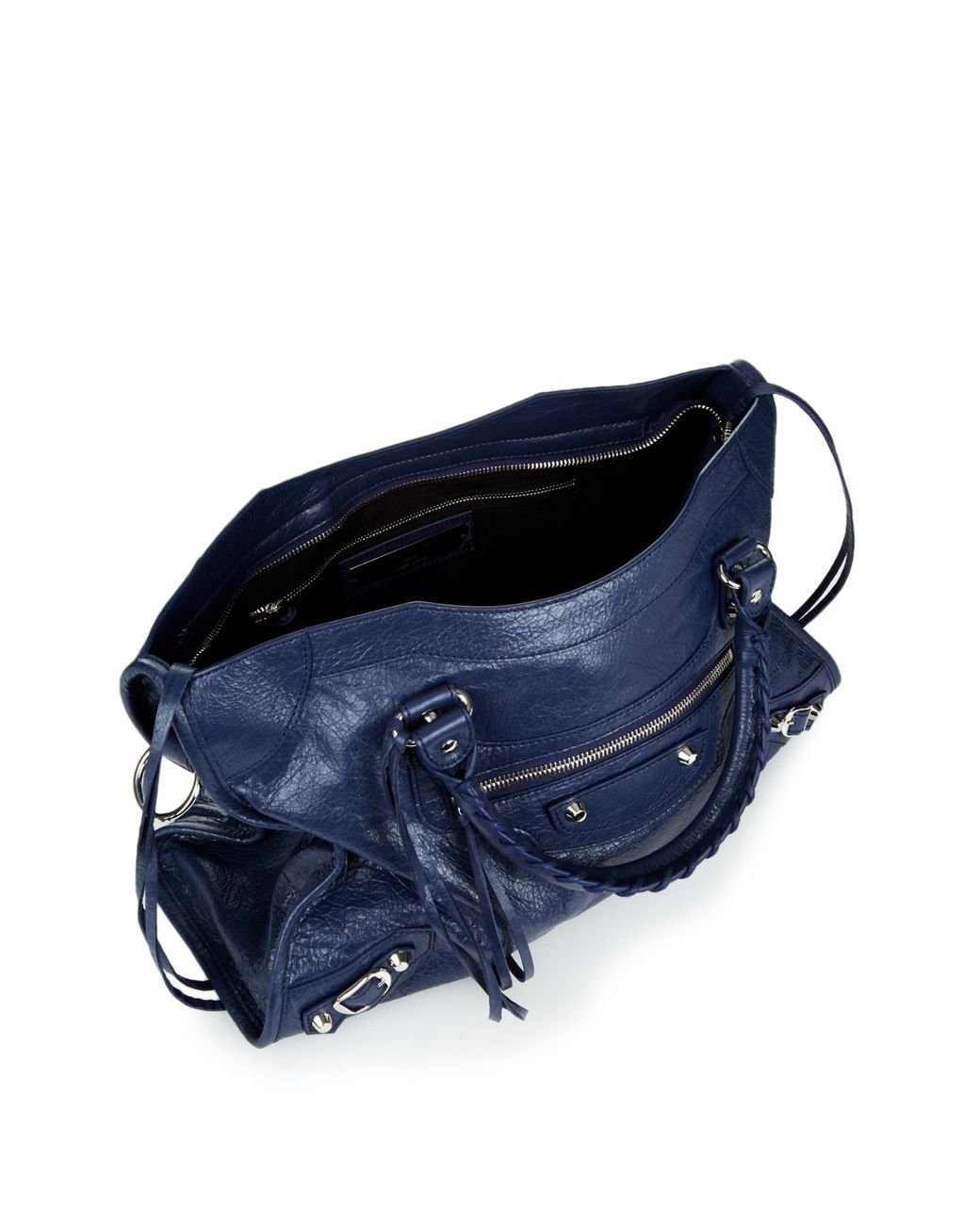 Balenciaga Classic City Leather Bag in Blue | Lyst