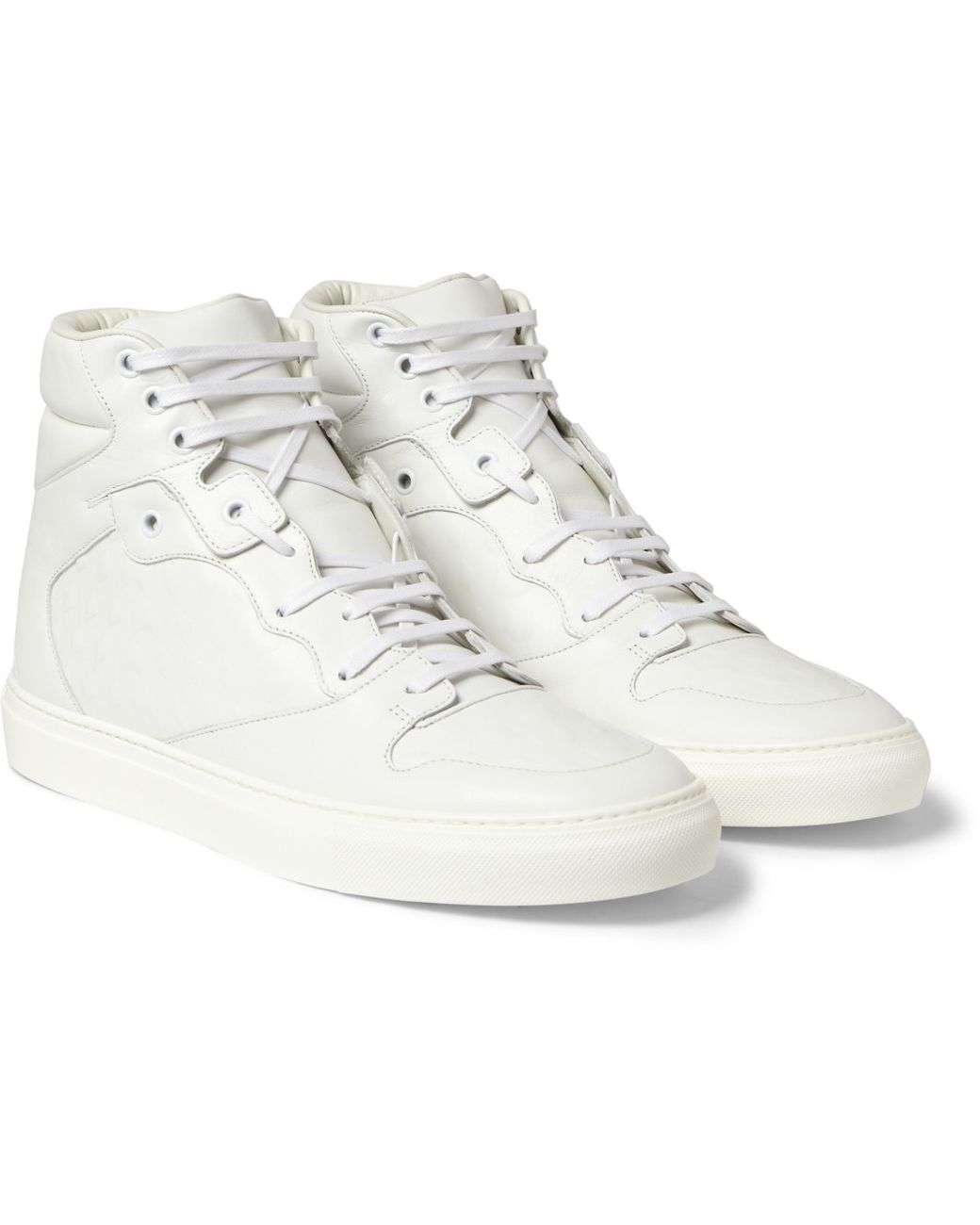 Balenciaga white high top sneakers clearance