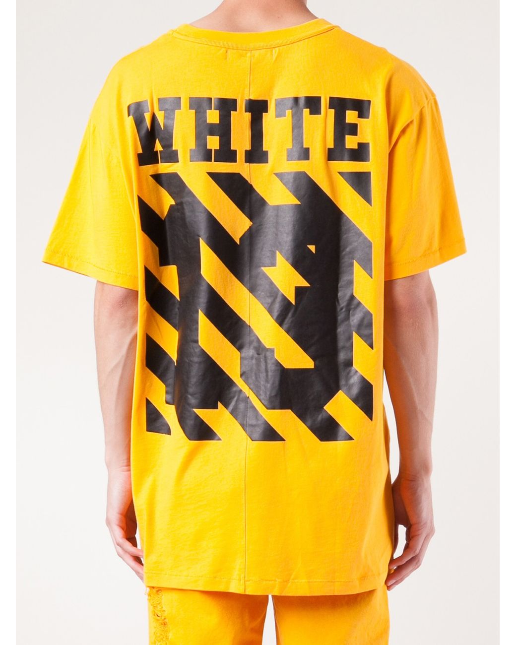 Pre-owned B Stroy X Virgil Abloh (b)stroy X Virgil Abloh “boys Don't Cry” T- shirt In Orange