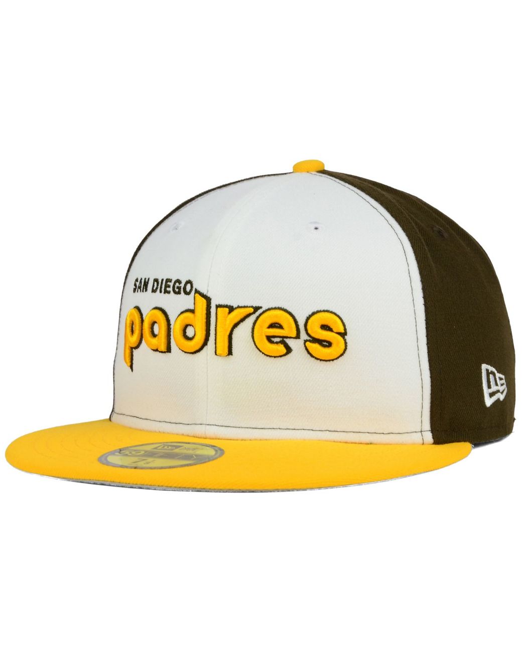 KTZ San Diego Padres White Out 59fifty Fitted Cap for Men