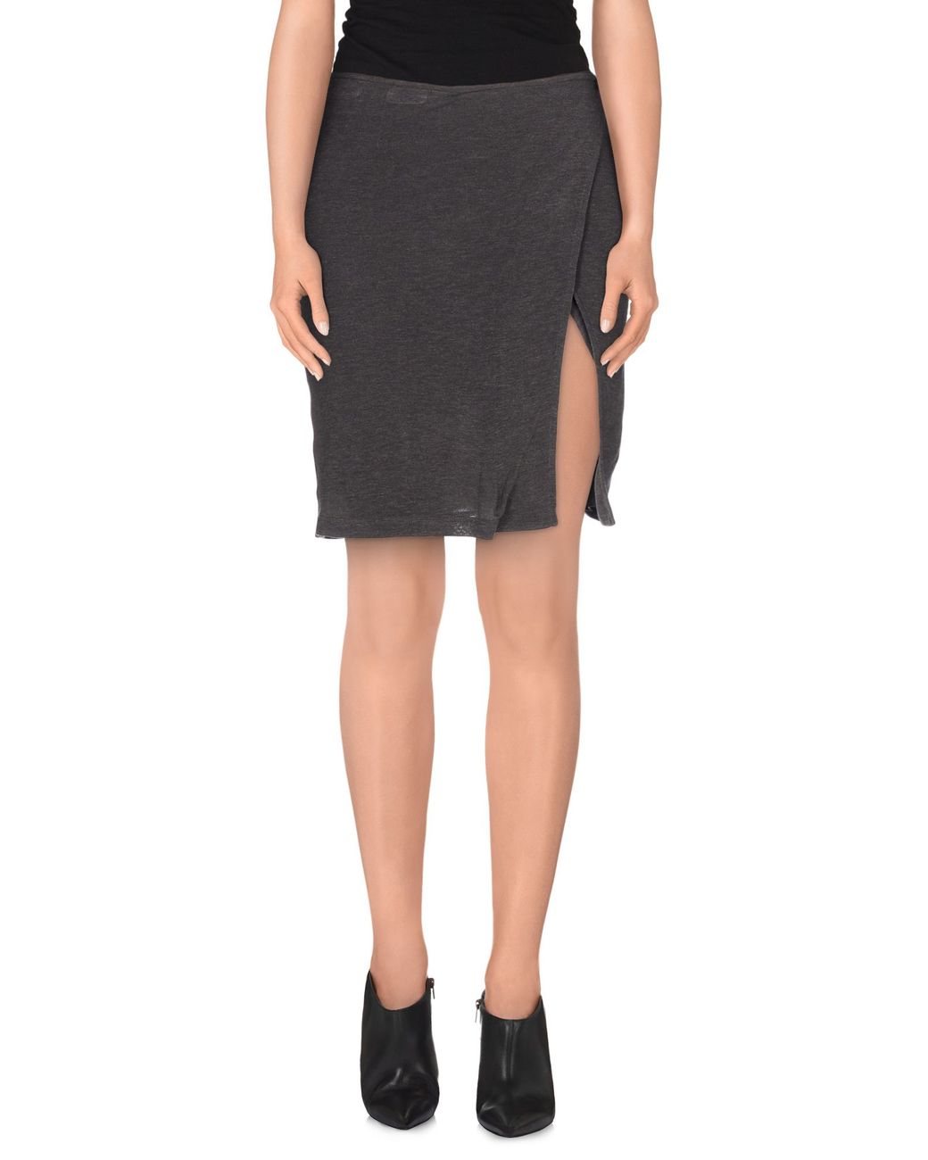 Made in heaven Knee Length Skirt in Gray (Lead) Save 63 Lyst
