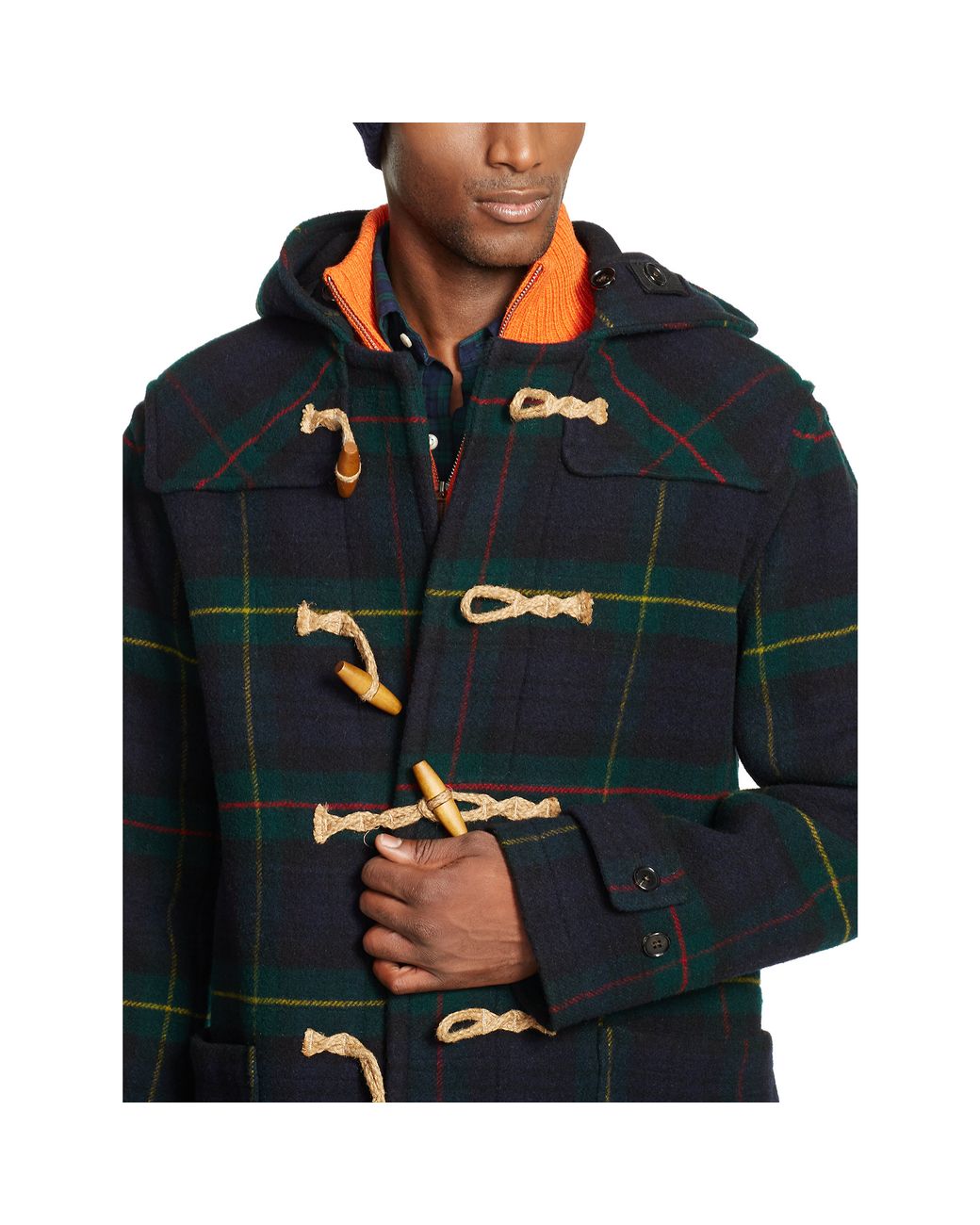 Ralph lauren shop tartan coat