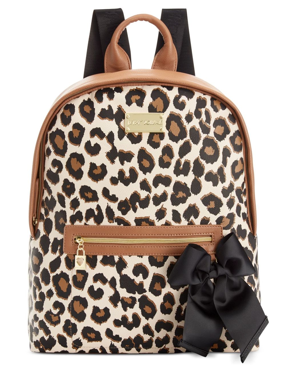 Betsey Johnson Macy's Exclusive Leopard Backpack | Lyst