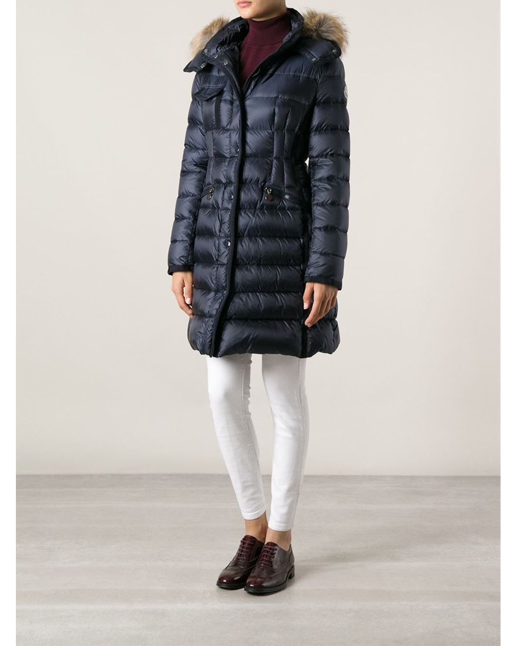 Moncler Hermifur Giubbotto Jacket in Blue | Lyst