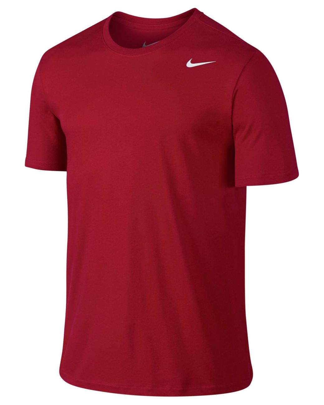 patrulje pude minimum Nike Dri-Fit Cotton Short-Sleeve 2.0 T-Shirt in Red for Men | Lyst
