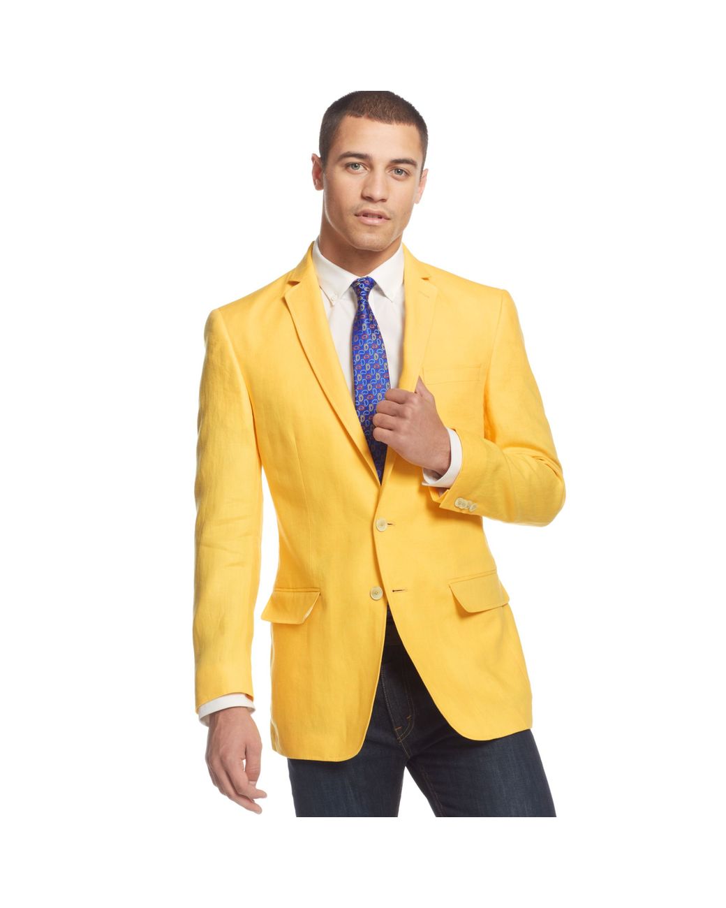 Yellow sport coat cheap