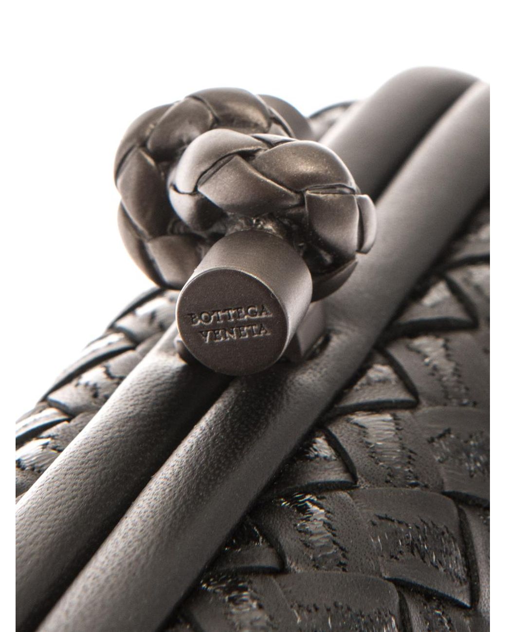 Buy Bottega Veneta Pochette Knot Clutch Bag 'Black' - 301227 VX690 8414