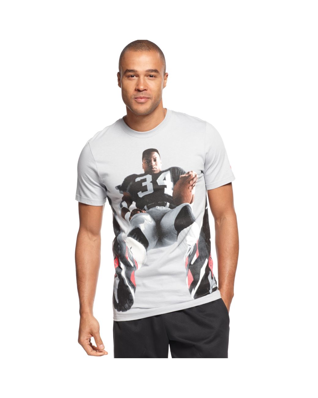 Nike Bo Jackson Graphic Tshirt in Gray for Men | Lyst
