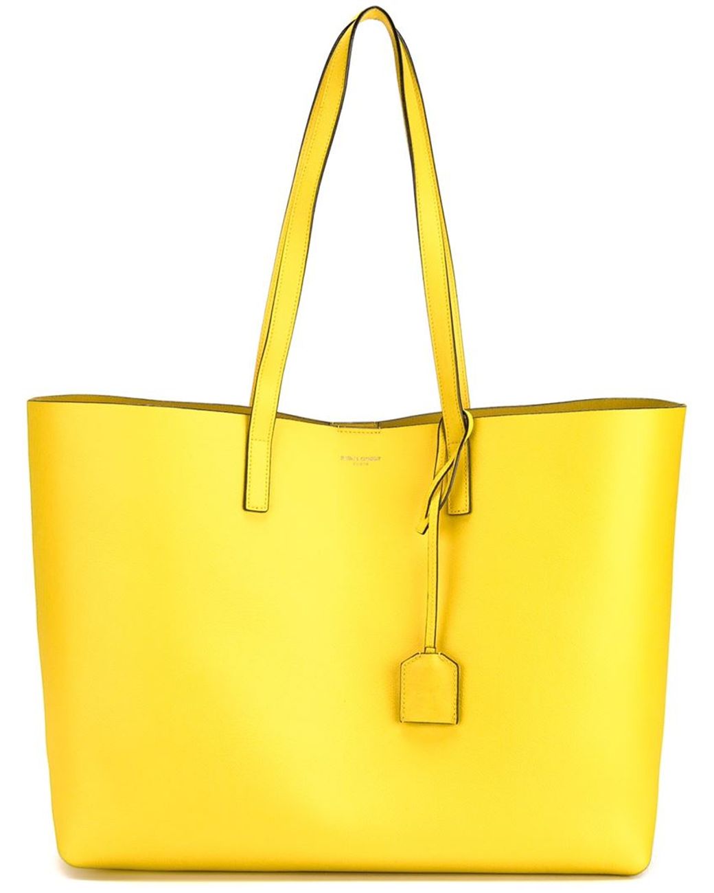 Saint Laurent Classic Shopper Tote in Yellow | Lyst