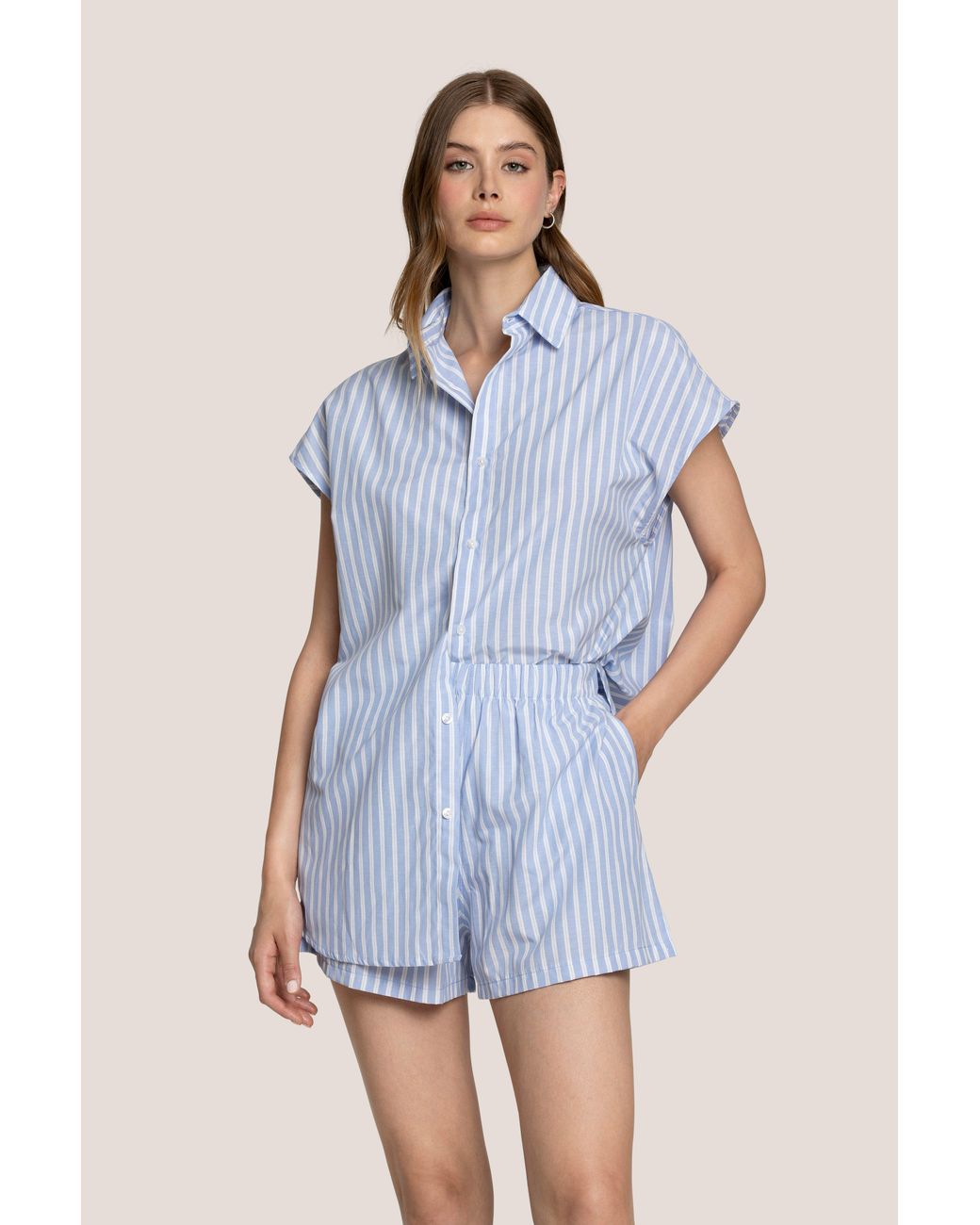 Short Vertical Lines di 4giveness in Blue