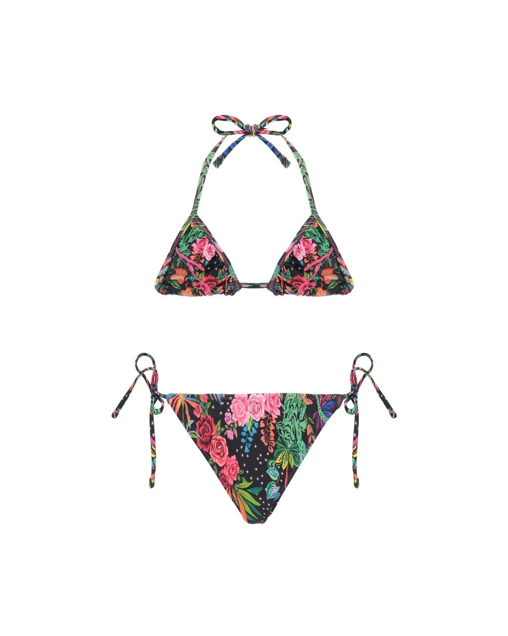 4giveness White Bikini Triancolo Con Lacci