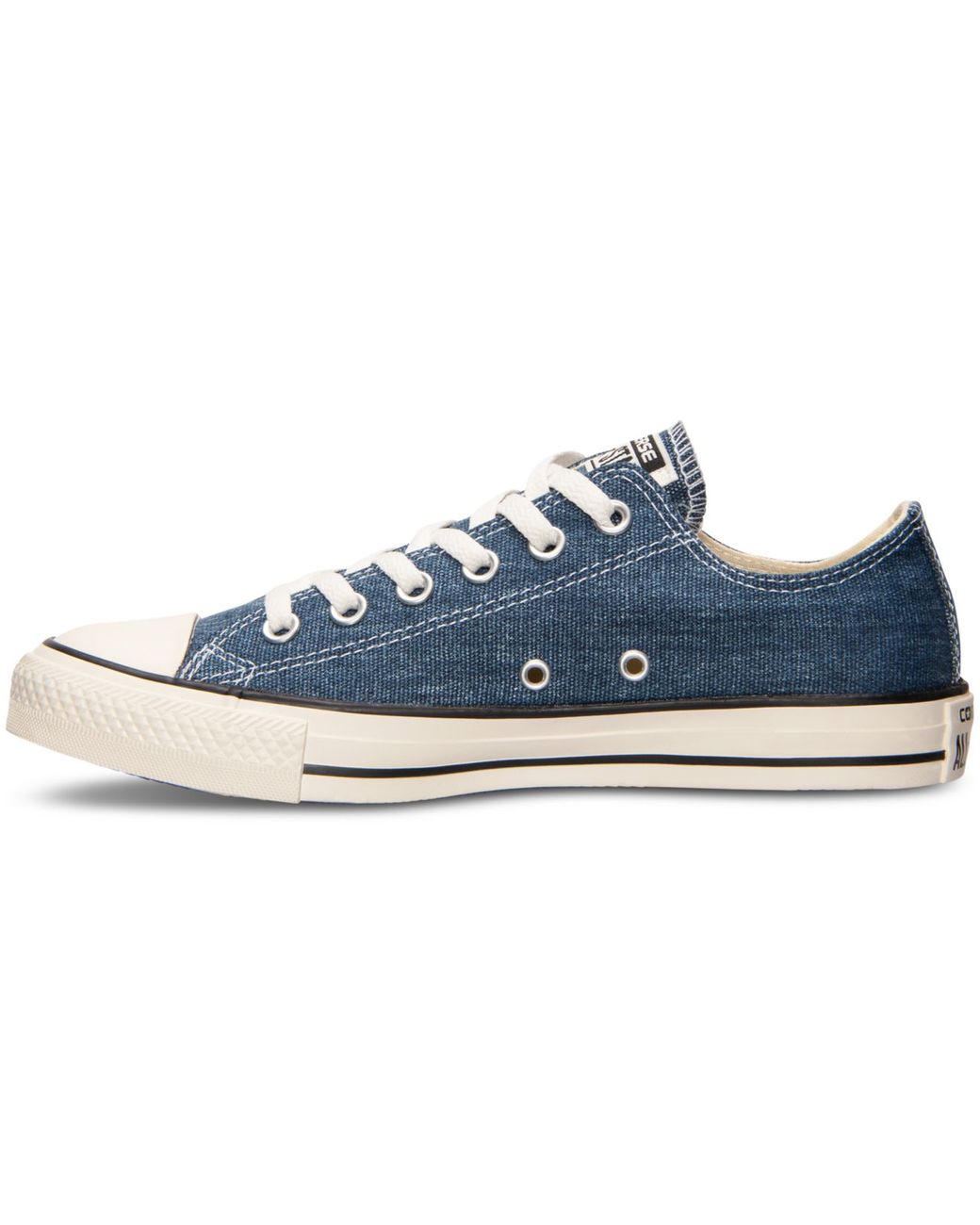 Converse Men's Chuck Taylor Ox Denim Casual Sneakers From Finish Line in  Blue for Men | Lyst