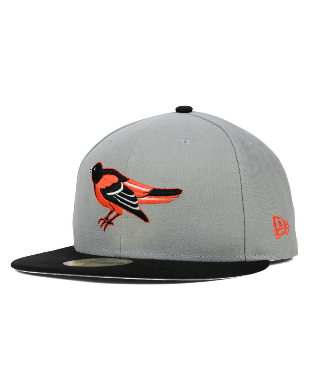 gray baltimore orioles hat