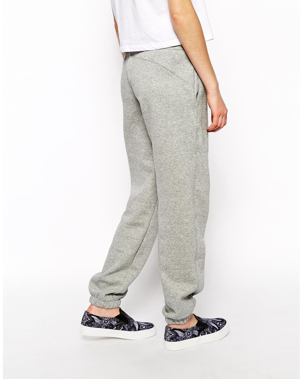 PUMA Baggy Sweatpants in Gray | Lyst