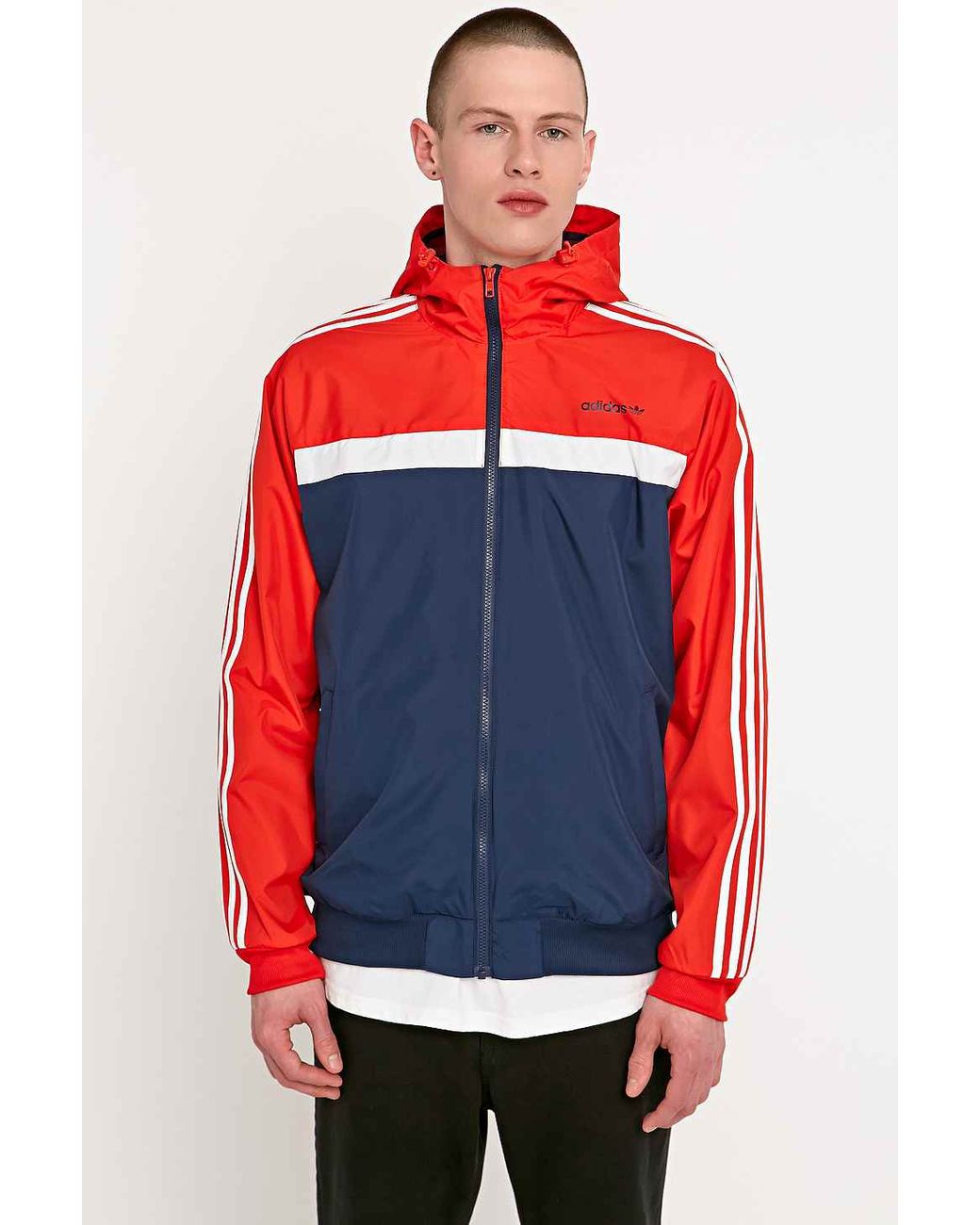 adidas 83 Windbreaker Jacket In And in Blue for | Lyst UK