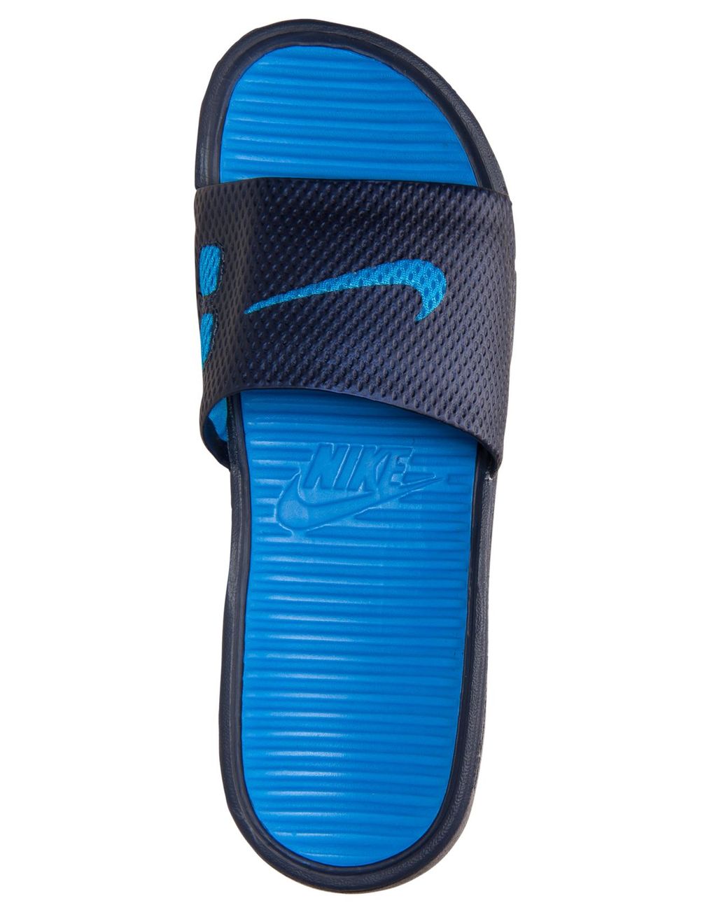 Forbrydelse bekræft venligst Teasing Nike Men'S Benassi Solarsoft Slide Sandals From Finish Line in Blue for Men  | Lyst