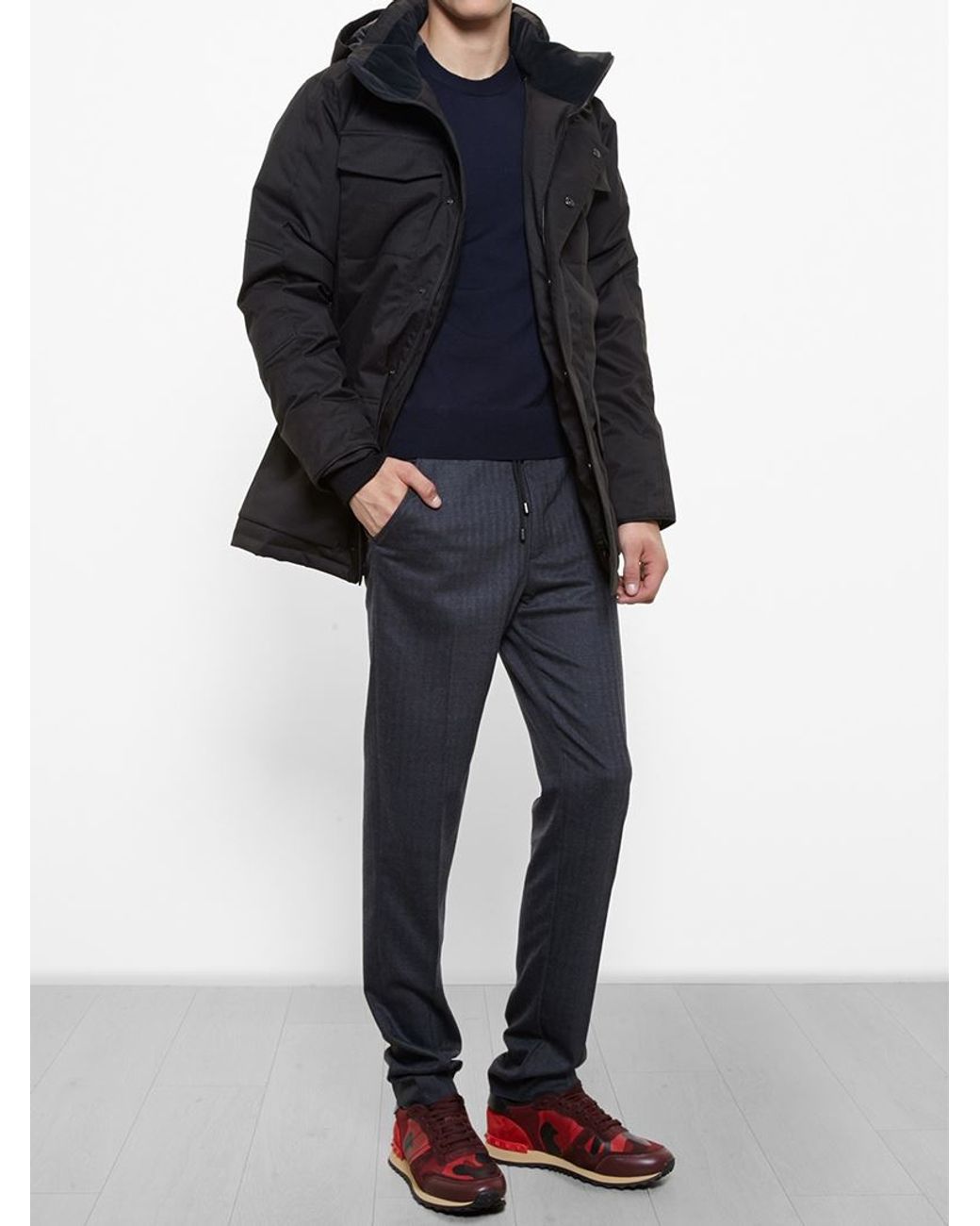 Canada Goose 'branta Windermere' Coat in Black for Men | Lyst