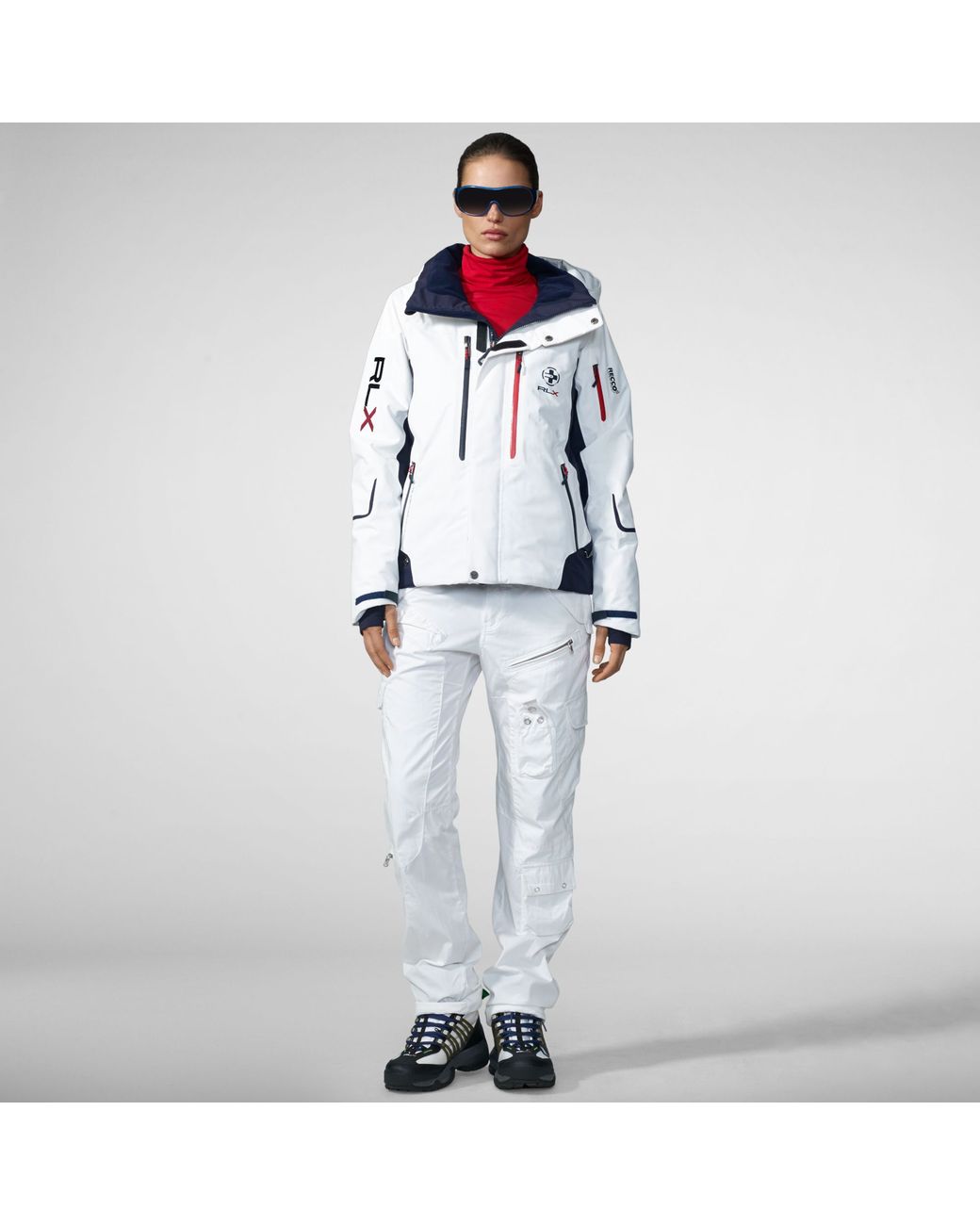 RLX Ralph Lauren White Vail Ski Jacket | Lyst UK