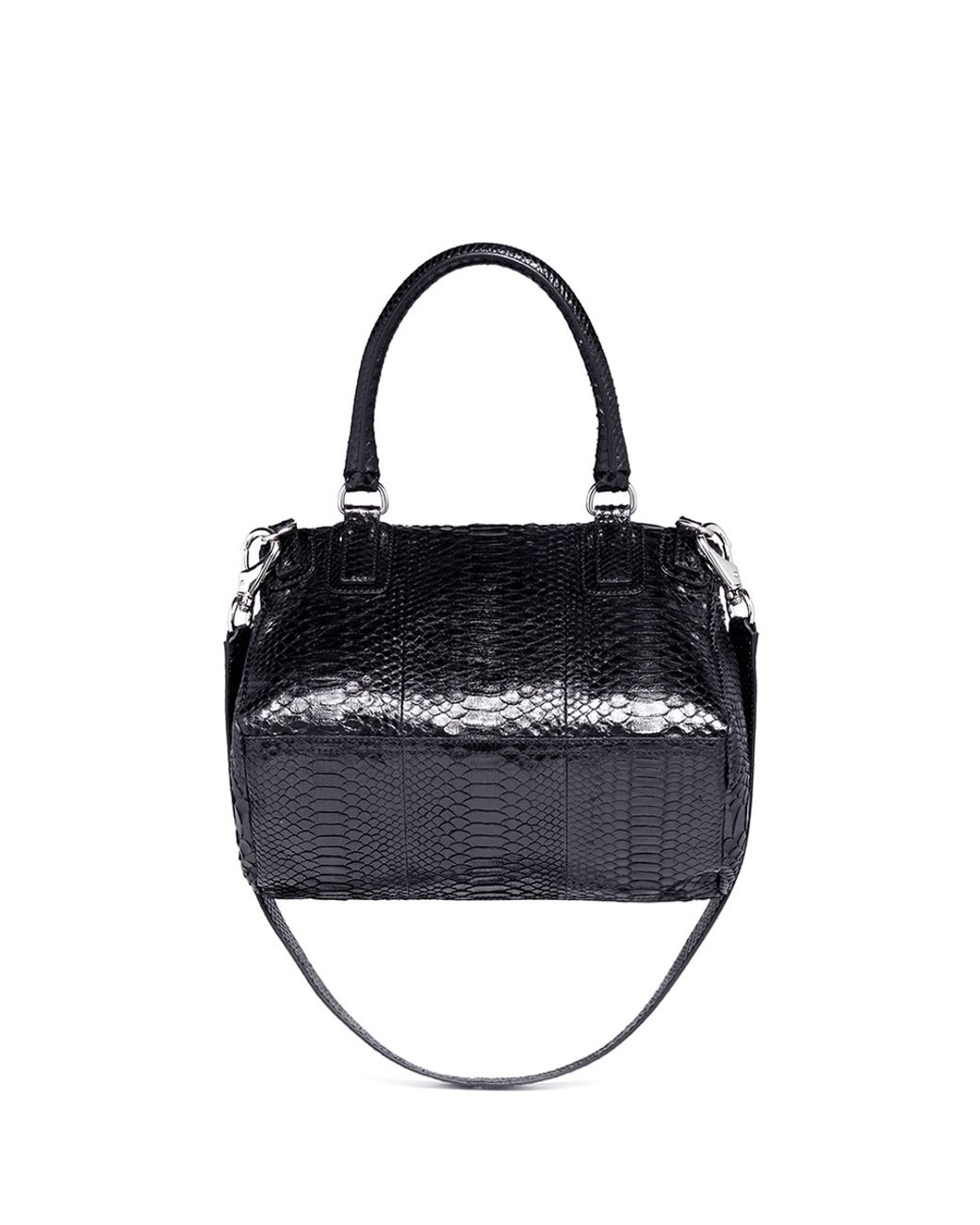 Givenchy pandora Medium Python Leather Bag in Black Lyst