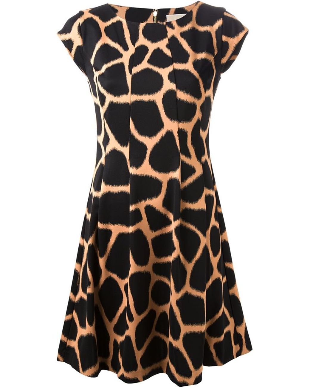 MICHAEL Michael Kors Women's Black Giraffe Print Dress