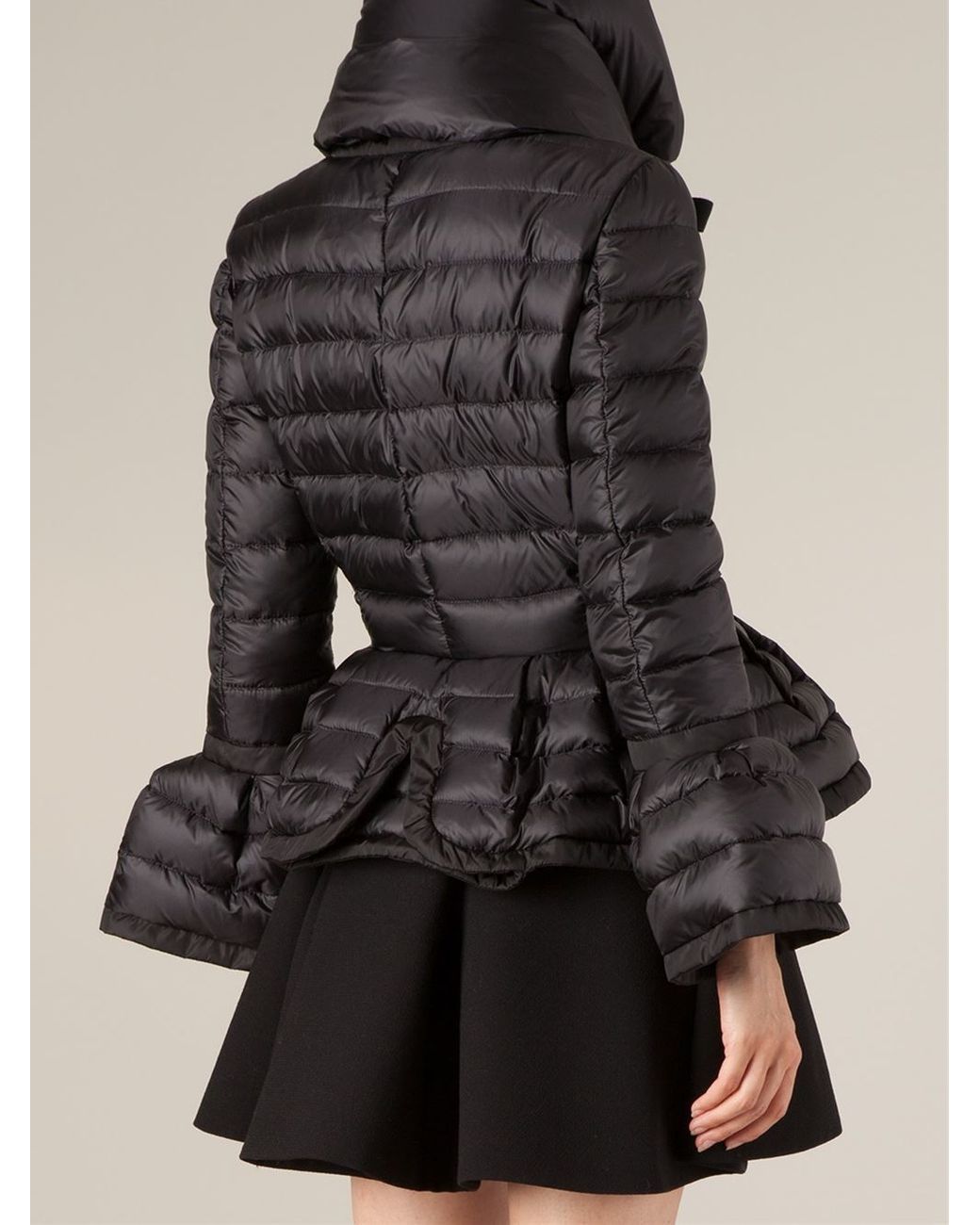 Moncler Racquet Padded Jacket in Black Lyst