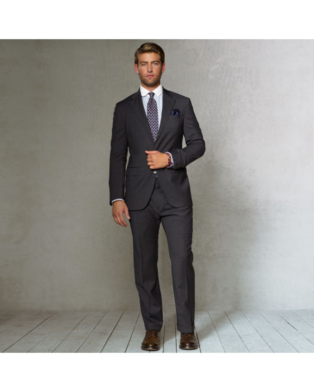 Ralph lauren charcoal suit 2025