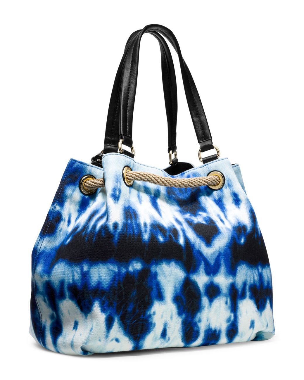 Michael Kors Michael Large Marina Gathered Tote in Blue | Lyst