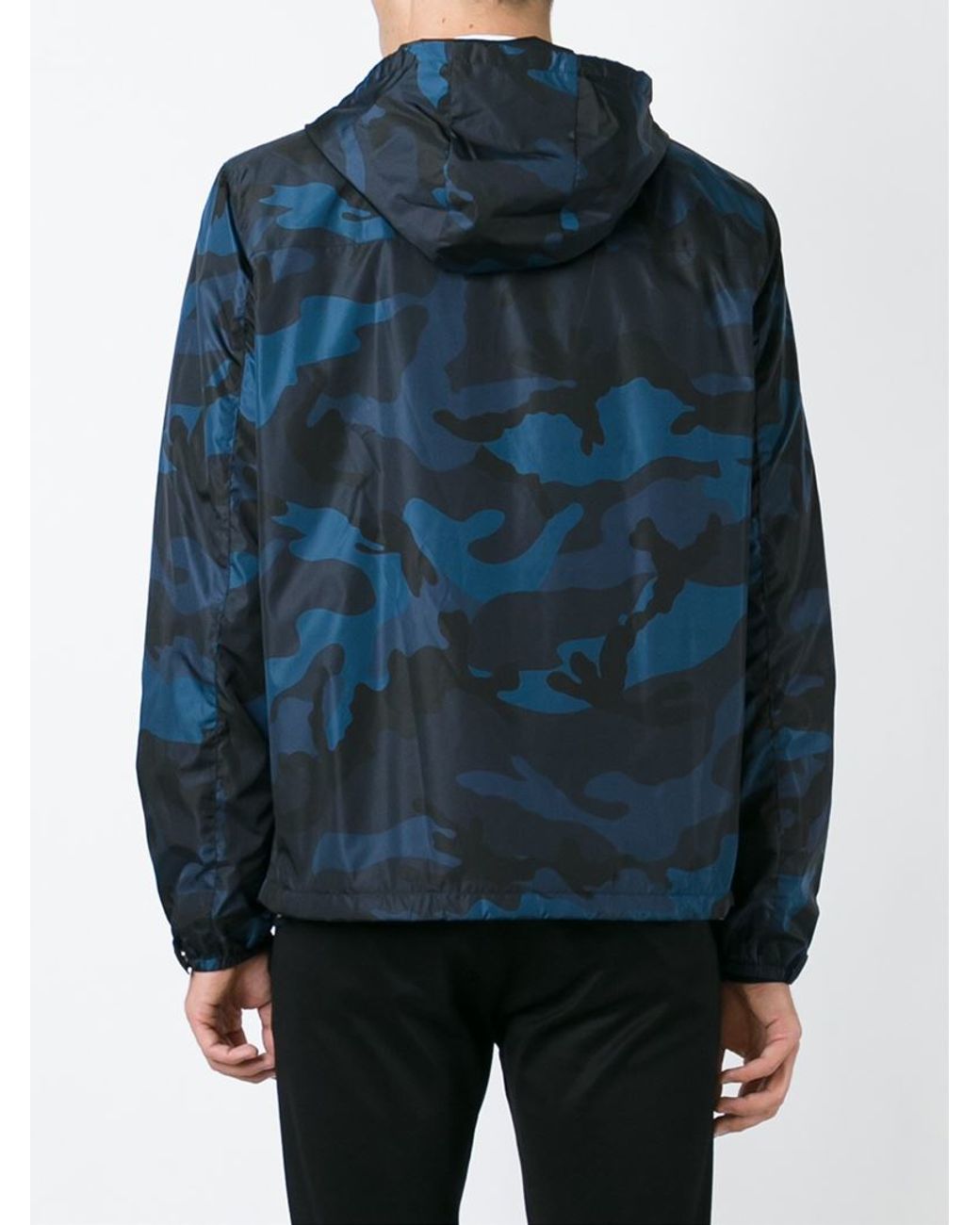 Valentino Camouflage Jacket in Blue for Men | Lyst UK