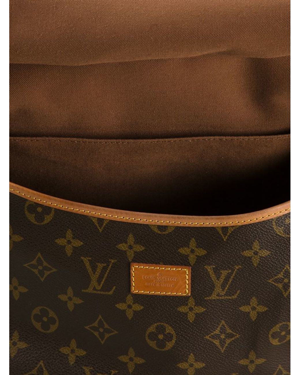 Louis Vuitton 'saumur 35' Shoulder Bag in Brown