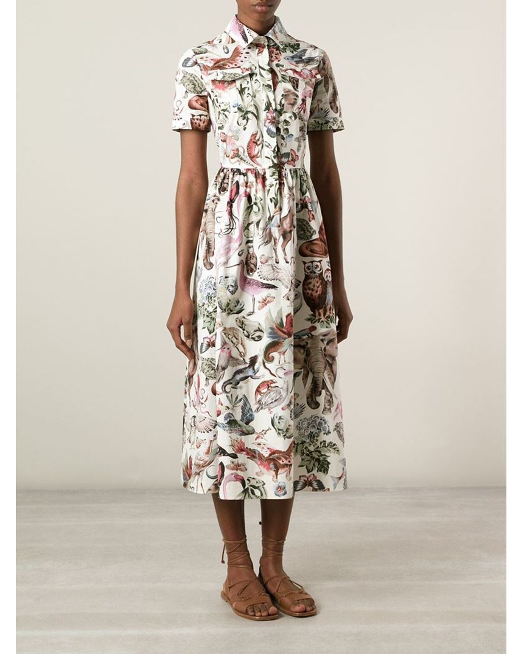 Animal print valentino dress on sale