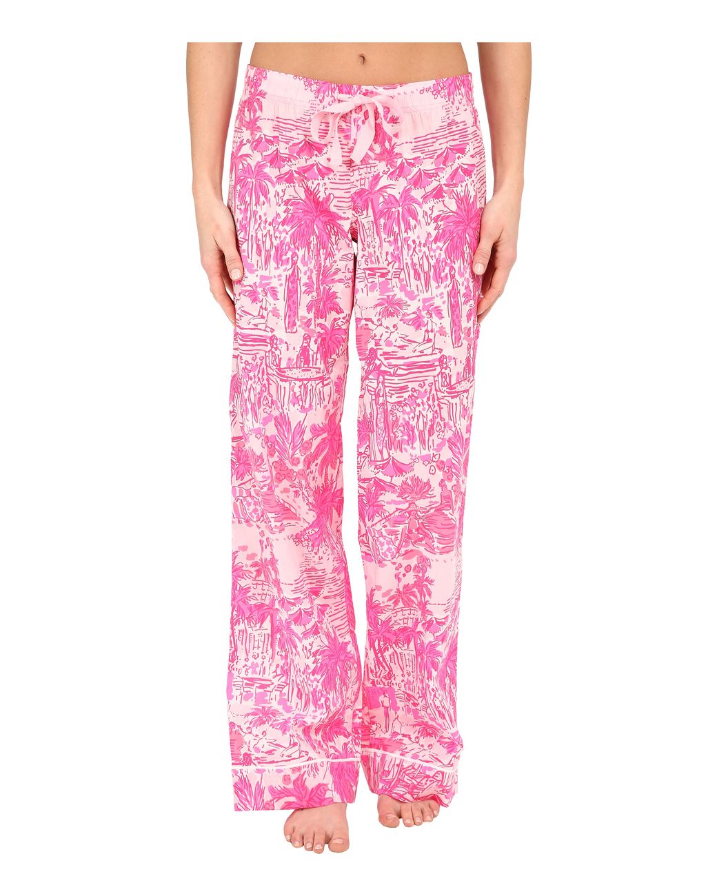 Lilly Pulitzer Pajama Pants in Pink | Lyst