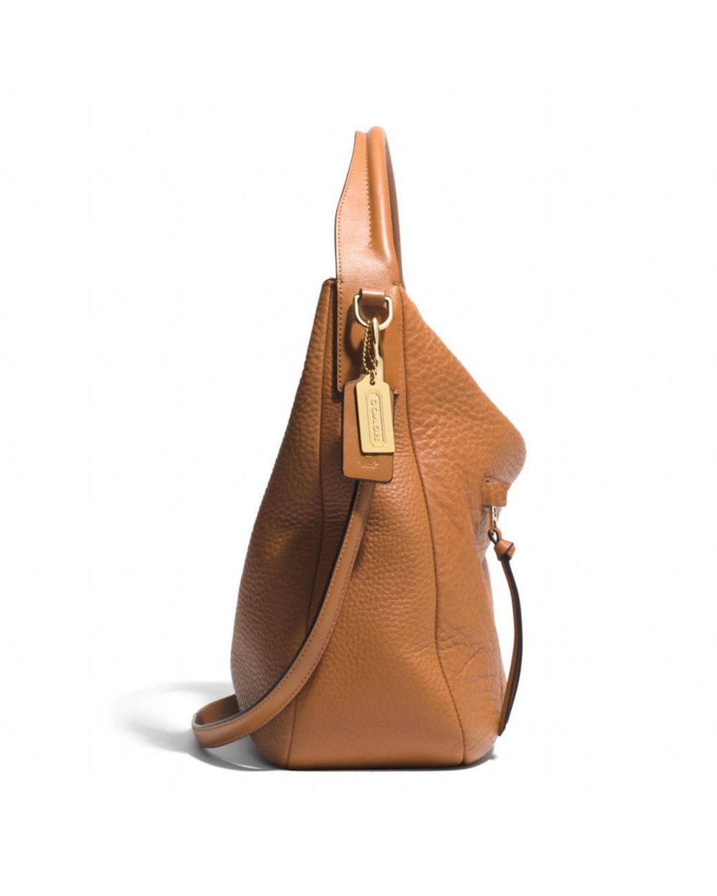 COACH Bleecker Sullivan Hobo In Pebbled Leather in Natural Lyst